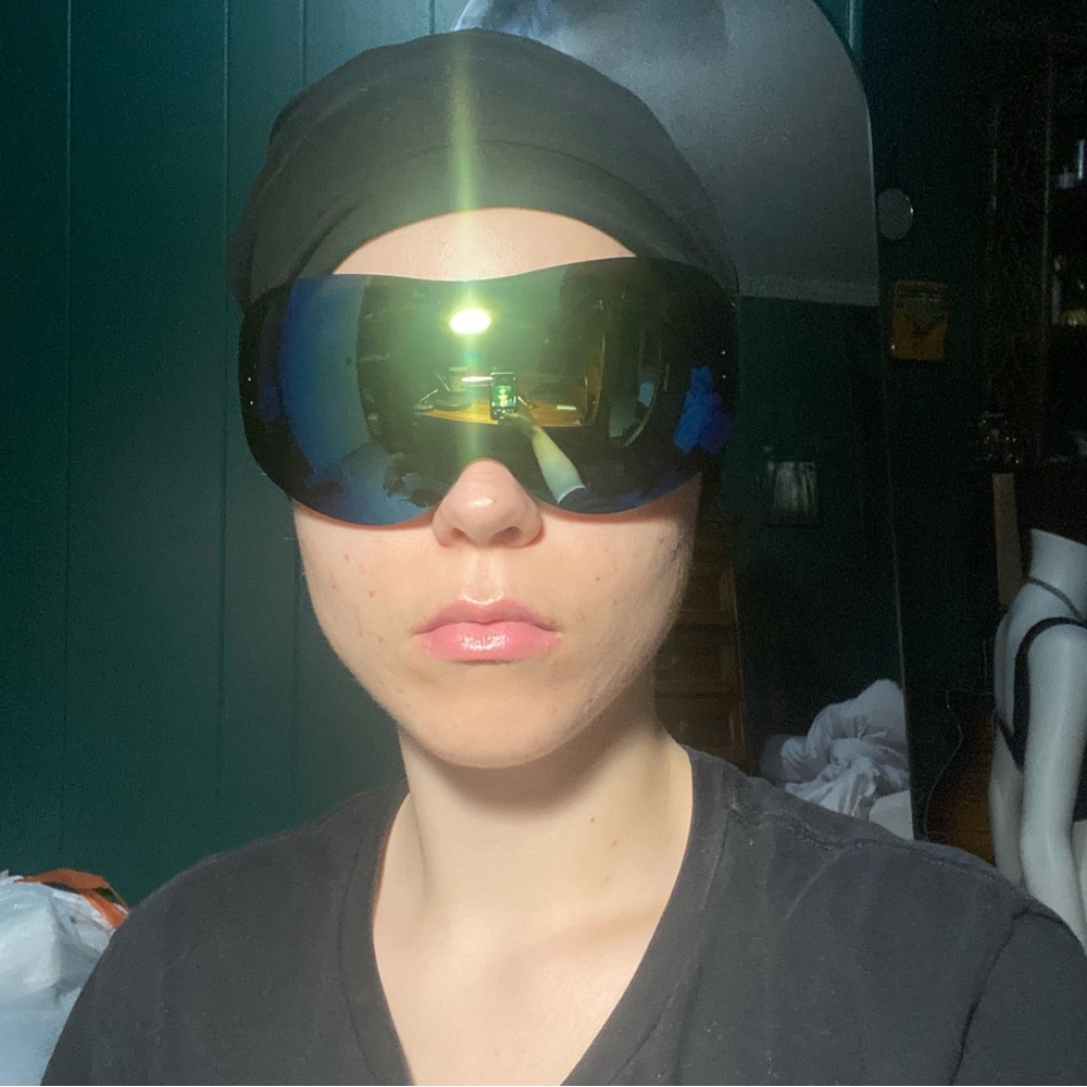 Rainbow Oversized Mirror Sunglasses - image 6